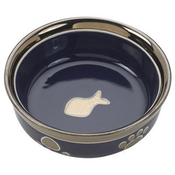 Ethical Products 5" Blk/Cop Cat Dish 6883